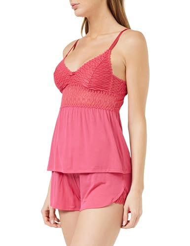 Triumph Women's Aura Spotlight PSK Pajama Set, Ripe Raspberry, 40 von Triumph