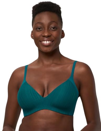 Triumph Women's Body Make-up Patchwork P EX BH, Blue Coral, 75C von Triumph