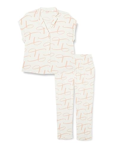 Triumph Women's Boyfriend Fit PW 01 Pajama Set, Skin-Light Combination, 44 von Triumph