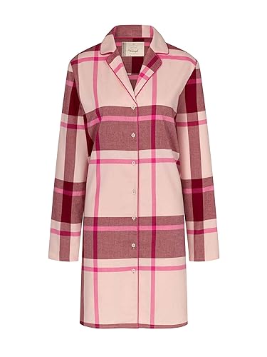 Triumph Damen Boyfriend Ndw X Checks Nightgown, Pink - Dark Combination, 38 von Triumph