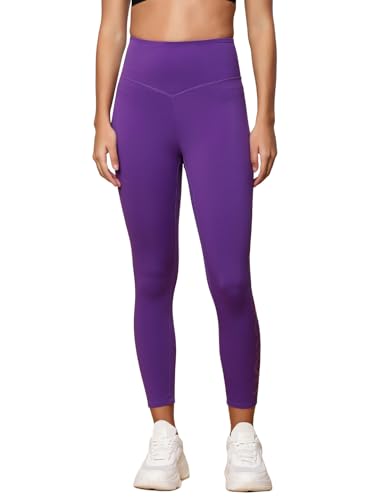 Triumph Women's Cardio RTW 7/8 High Waist Leggings Logo Underwear, Purple Haze, XL von Triumph