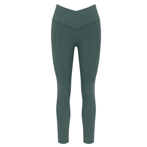 Triumph Women's Cardio RTW High-Rise Leggings Pajama Bottom, Smoky Green, L von Triumph