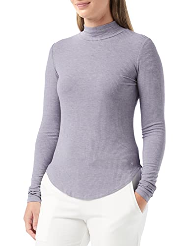 Triumph Women's Climate Control LSL TOP Turtle Neck Pyjamaoberteil, Dark Grey Melange, 40 von Triumph