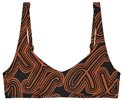 Triumph Damen Flex Smart Summer P 02 pt EX Bikini top, Brown - Dark Combination, 02 von Triumph