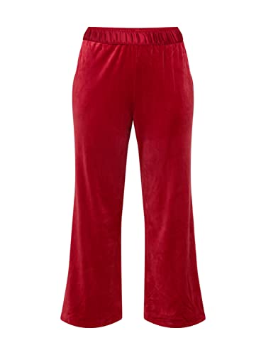 Triumph Women's Mix & Match Velour Trousers Pyjamaunterteil, Mannish Red, 40 von Triumph
