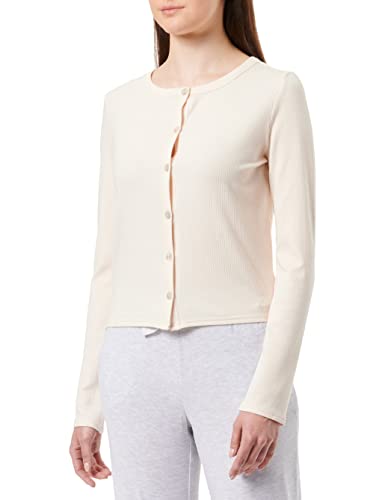 Triumph Women's Natural Spotlight Rib Cardigan Pyjamaoberteil, Fresh Powder, 38 von Triumph