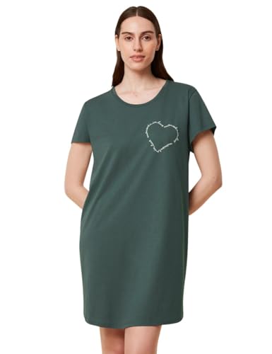 Triumph Women's Nightdresses NDK 02 X Night Shirt, Smoky Green, 38 von Triumph