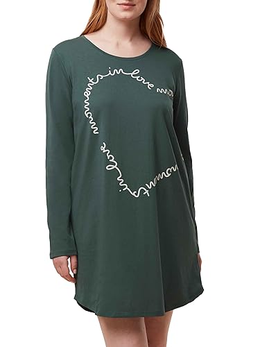 Triumph Women's Nightdresses NDK 03 LSL X Night Shirt, Smoky Green, 44 von Triumph