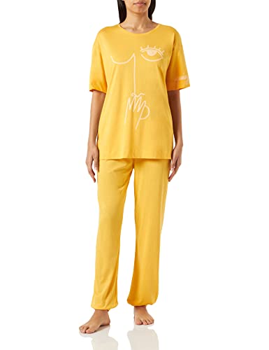 Triumph Women's Sets PK SSL 10 CO/MD Pyjamaset, Saffron, 38 von Triumph