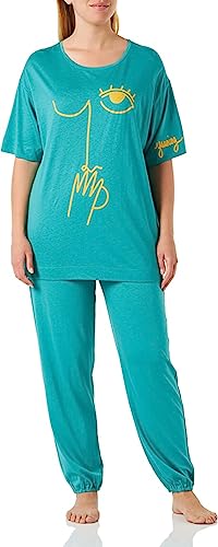 Triumph Women's Sets PK SSL 10 CO/MD Pyjamaset, Topaz, 36 von Triumph