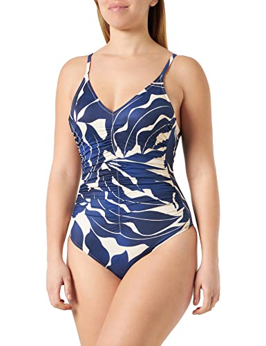 Triumph Women's Summer Allure OP 01 Badeanzug, Blue-Light Combination, 38D von Triumph