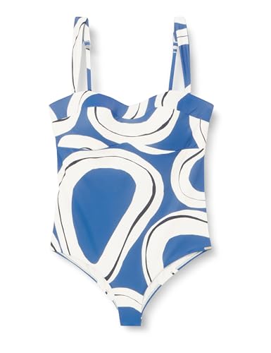 Triumph Women's Summer Allure OPD One Piece Swimsuit, Blue Combination, 38E von Triumph