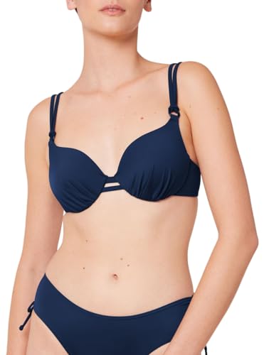 Triumph Women's Summer Mix & Match WP 02 sd Bikini Top, Navy, 40E von Triumph