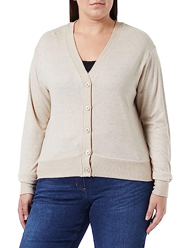 Triumph Women's Thermal Jumper Cardigan Pyjamaoberteil, Brown-Light Combination, 44/46 von Triumph