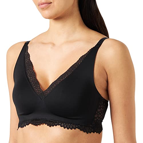 Triumph Women's Velveteen Sensation N01 BH, Black, 70C von Triumph