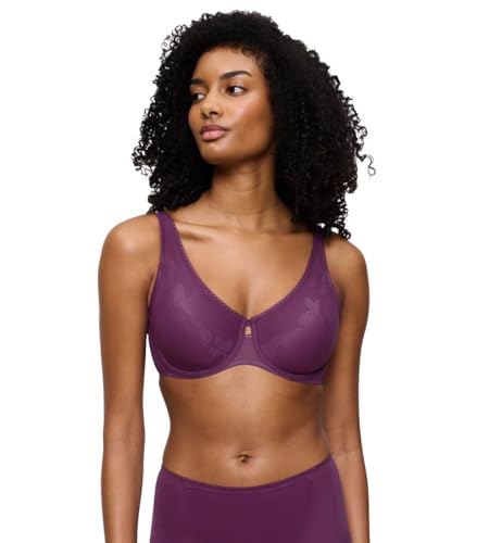 Triumph Women's Wild Rose Sensation W01 Bra, Flower Purple, 75G von Triumph