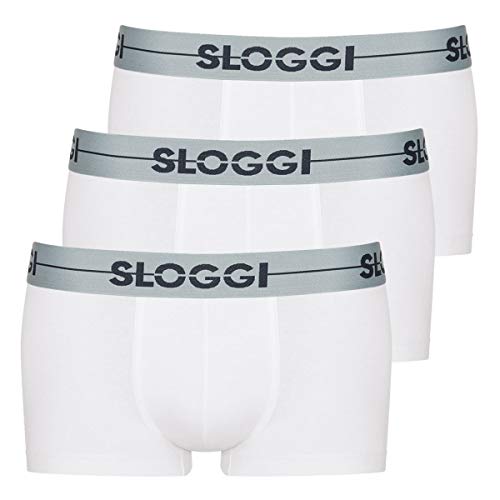 sloggi men Herren Go Hipster C3P Retroshorts, White, 7 von Triumph