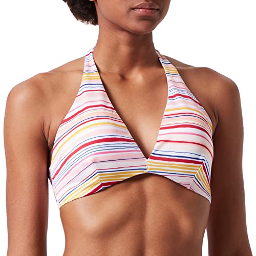 sloggi shore Damen Candy Basslet Triangle Padded Bikini, Yellow - Light Combination, M von Triumph