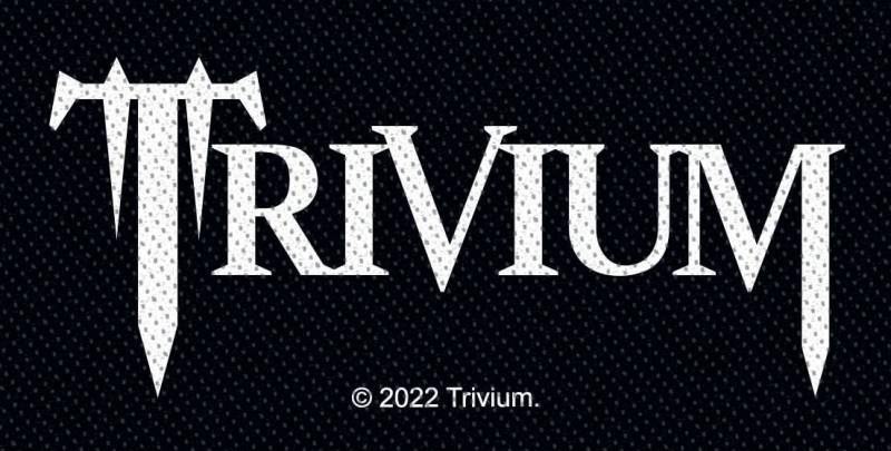Trivium Logo Patch schwarz grau weiß von Trivium