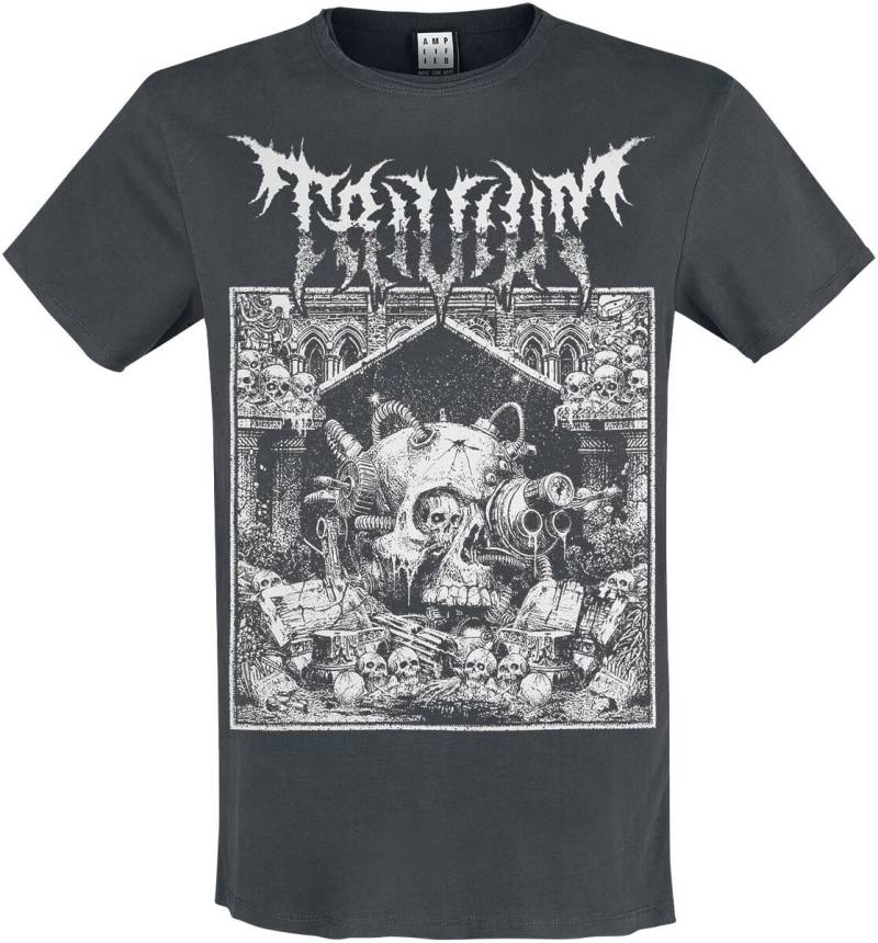 Trivium Skulls T-Shirt charcoal in M von Trivium