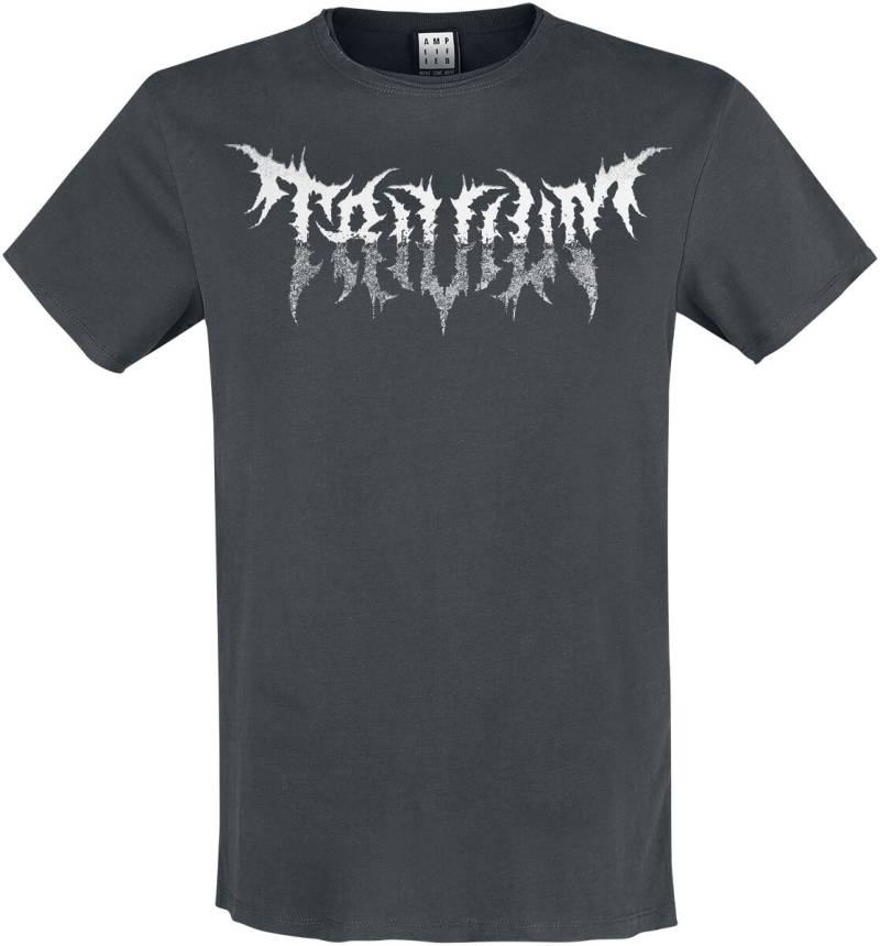 Trivium T-Shirt - Logo - S bis XXL - für Männer - Größe M - charcoal  - Lizenziertes Merchandise! von Trivium