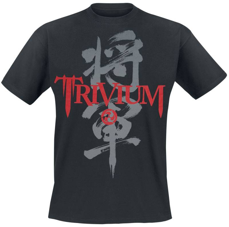 Trivium T-Shirt - Shogun Kanji Remix - XXL - für Männer - Größe XXL - schwarz  - Lizenziertes Merchandise! Trivium T-Shirt - Shogun Kanji Remix - XXL - für Männer - Größe XXL - schwarz  - Lizenziertes Merchandise! von Trivium