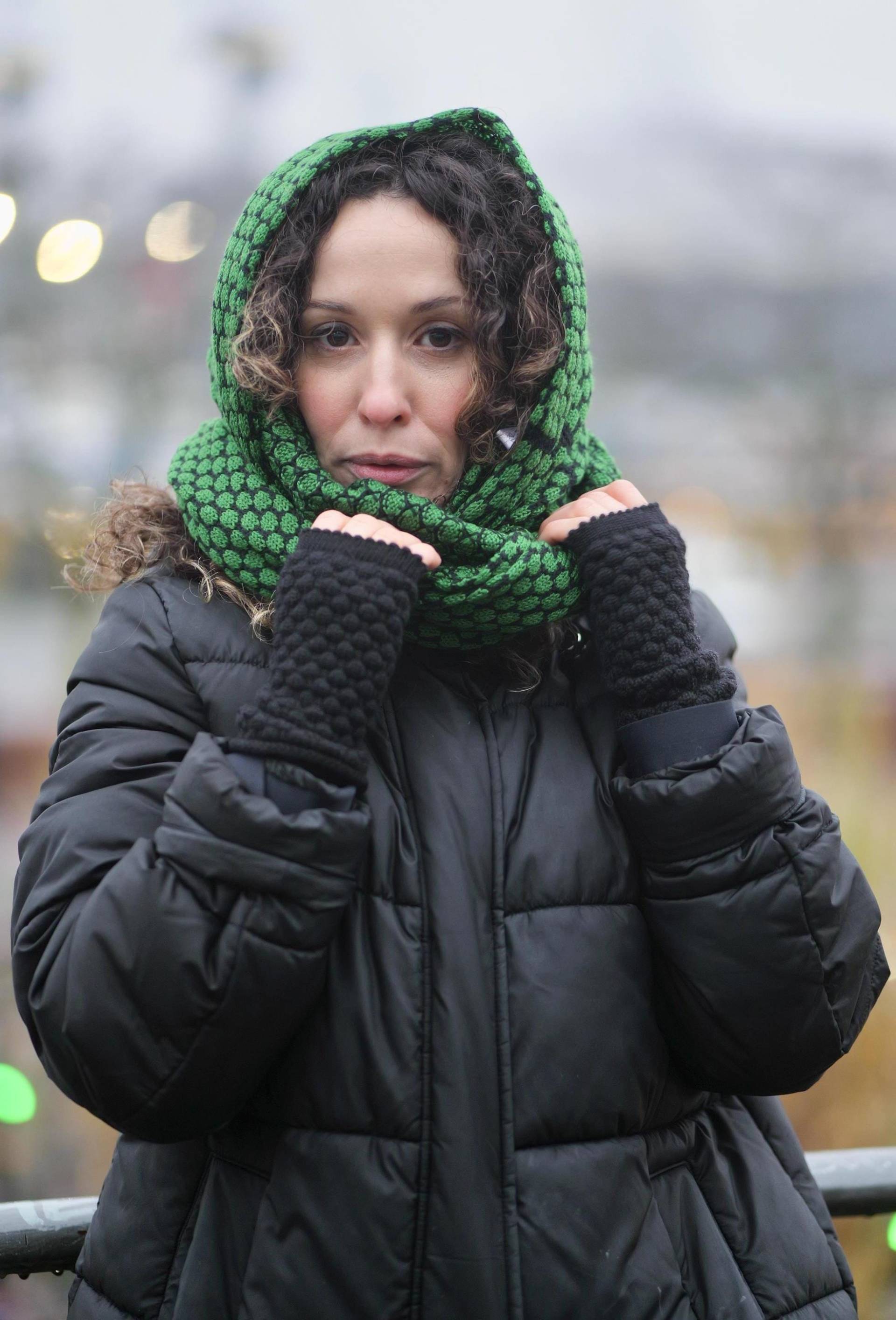 Loop Schlauchschal Grün/Schwarz Herrenschal Wollschal Winterschal Schals Tücher Strickschals Schultertuch Accessoires Merino von TrivunaDieStrickerin