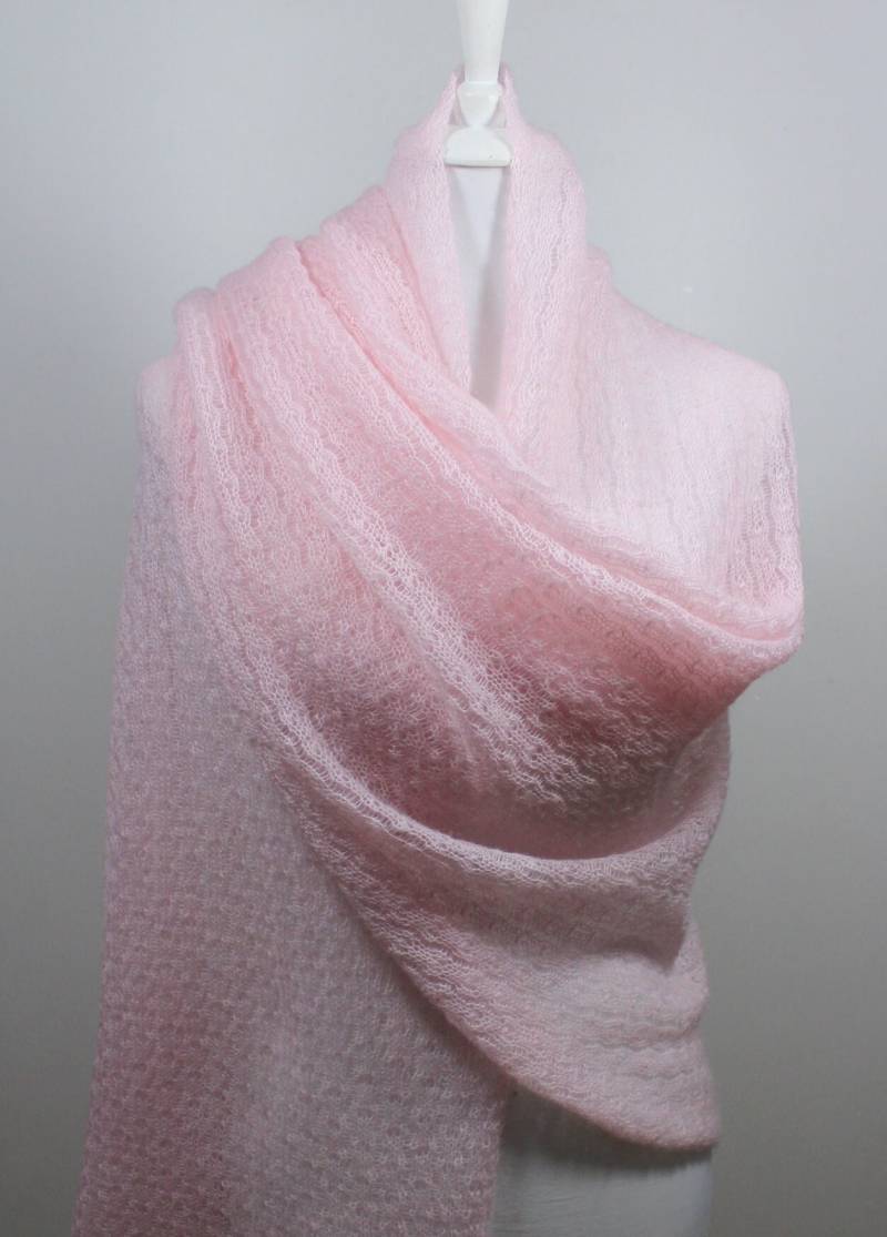 xxl Hochzeitsstola 10Farben Kid-Mohair Tücher Schultertuch Bolero Brautstola Festliche-Stola Strickstola Damen Accessoires Unisex von TrivunaDieStrickerin