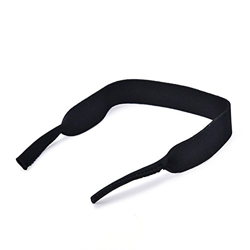 TRIXES Brille Sportband Brillenband Neopren, schwarz, von TRIXES