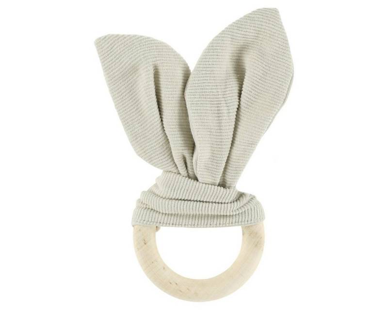 Trixie Baby Beißring Beißring Ribble mit Hasenohren Holz Greifling Zahnungshilfe von Trixie Baby