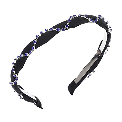 Mädchen Strass Haarbänder Feines Stirnband Haarreifen Frauen Stirnband Geburtstagsgeschenk Haarschmuck (Color : K, Size : 1) von Trjgtas