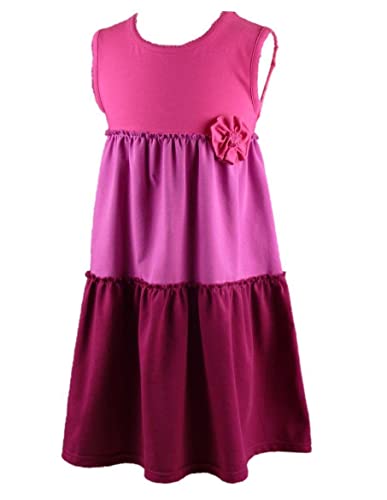 Sommerkleid Kleid Kinder Mädchen Pink Baumwolle Boho Trocadero handgemacht von Trocadero - Mode für Kinder