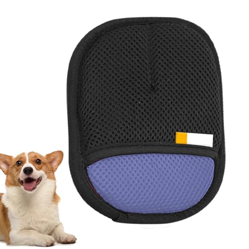 Trochate Hundehaar Entferner - Praktische Pflegehandschuhe Für Tierhaare,Tragbarer Fusselentferner Für Bettwäsche Couch Teppich Und Polstermöbel von Trochate