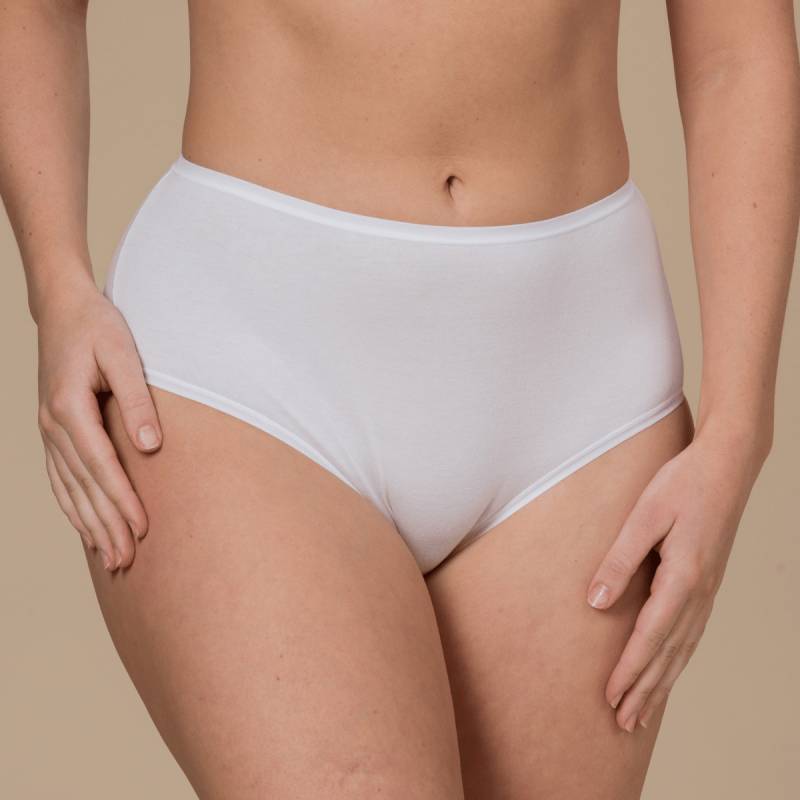 Trofé 2-Pack Midi Slip, Weiß, Größe: S, Damen von Trofé