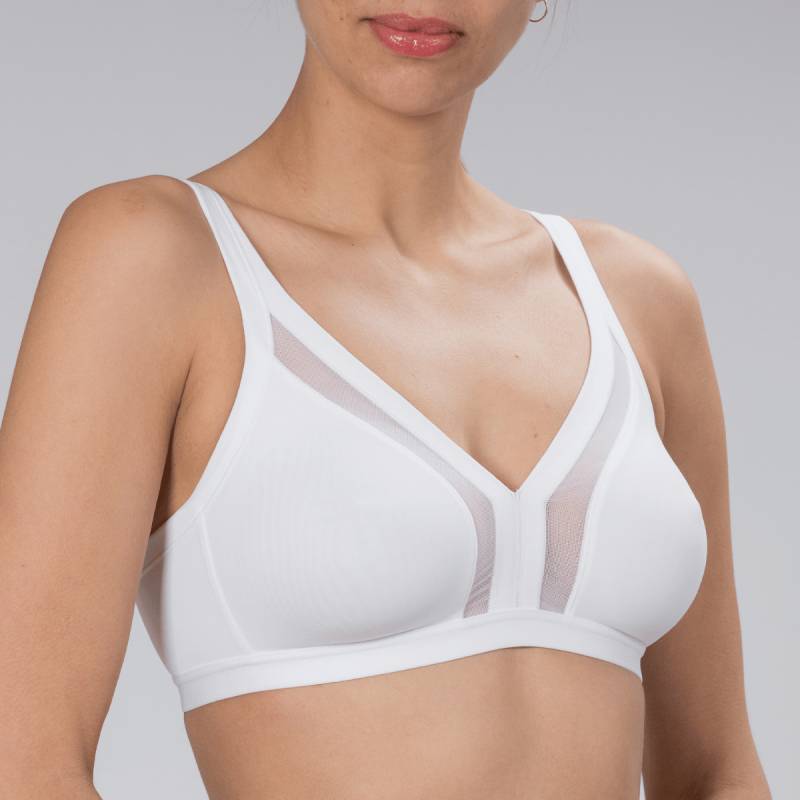 Trofé Bella BH ohne Bügel, Weiß, Größe: 75E, Damen Trofé Bella BH ohne Bügel, Weiß, Größe: 75E, Damen von Trofé