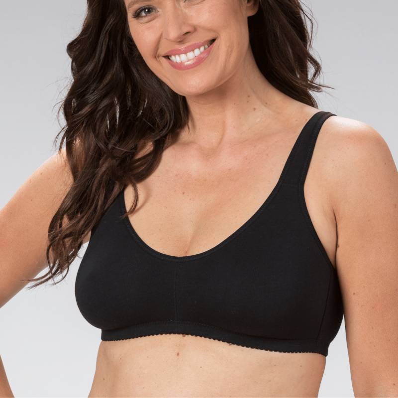 Trofé Comfort BH ohne Bügel, Schwarz, Größe: 95C, Damen von Trofé