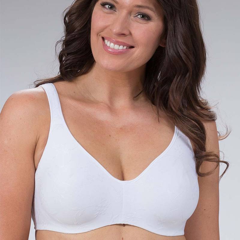 Trofé Emma BH ohne Bügel, Weiß, Größe: 90D, Damen von Trofé