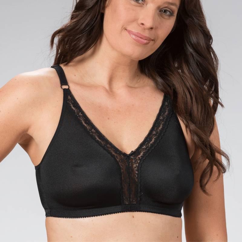 Trofé Katja BH ohne Bügel, Schwarz, Größe: 85B, Damen von Trofé