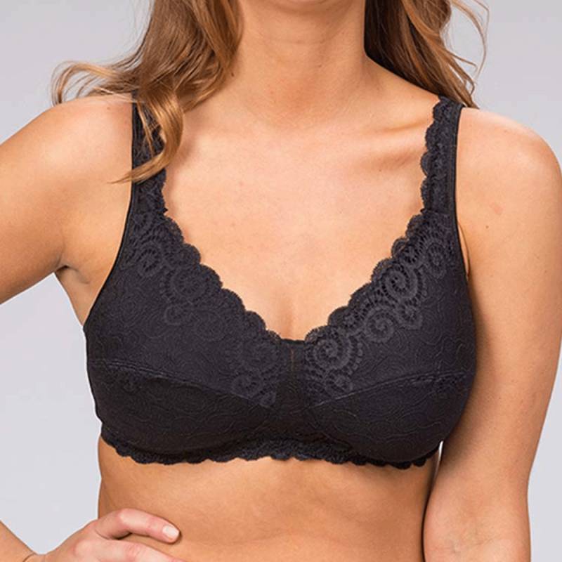 Trofé Livia BH ohne Bügel, Schwarz, Größe: 95D, Damen von Trofé