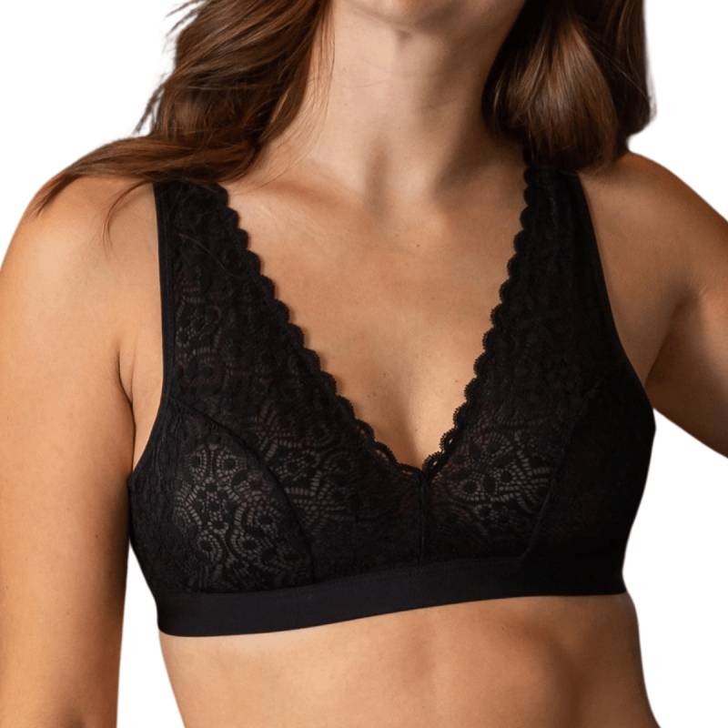 Trofé Maya BH ohne Bügel, Schwarz, Größe: 75E, Damen von Trofé