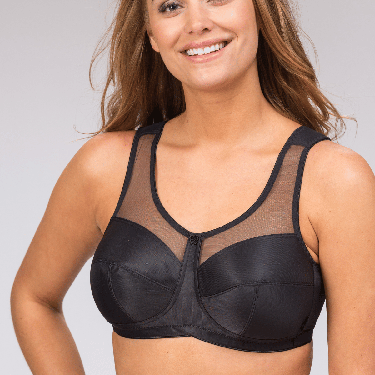 Trofé Rosie BH ohne Bügel, Schwarz, Größe: 80D, Damen von Trofé