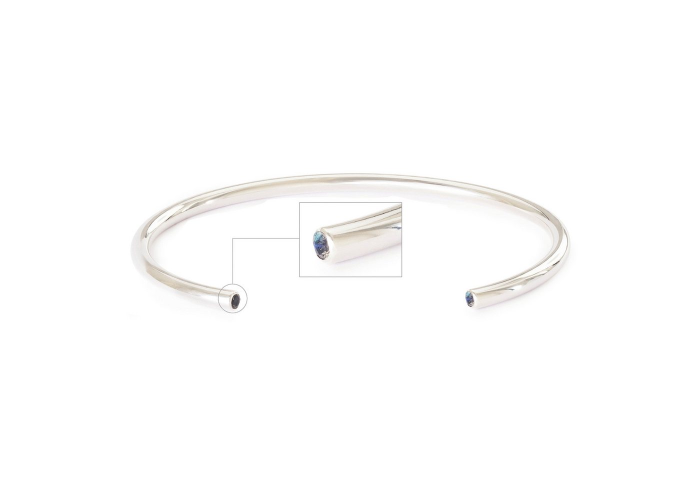 Trollbeads Armspange Power Labradorit Armspange, TAGBA-00026 von Trollbeads