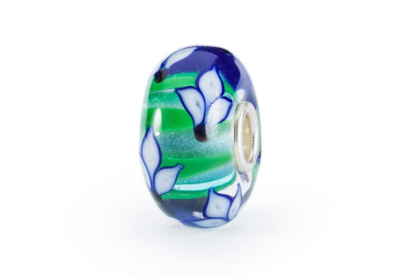 Trollbeads Bead Blaue Iris Blüte, TGLBE-20384 von Trollbeads