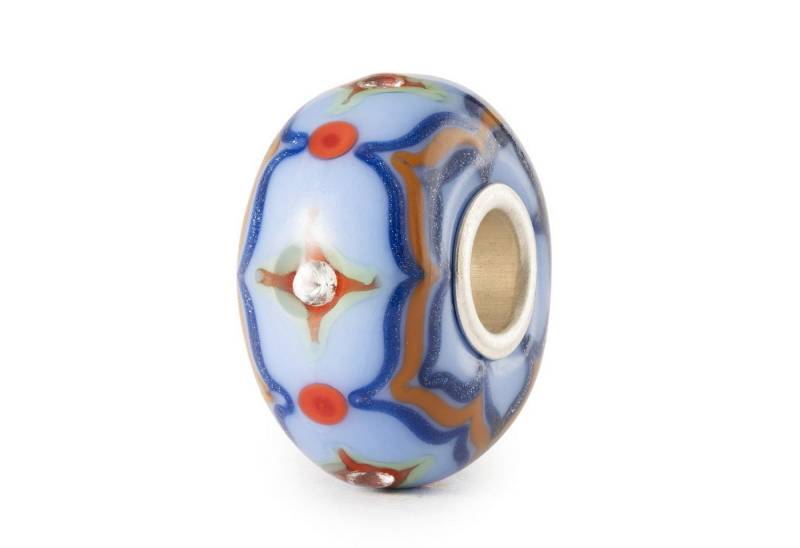 Trollbeads Bead Porzellanschimmer in Azur - Trollbeads Day, TGLBE-00251 von Trollbeads