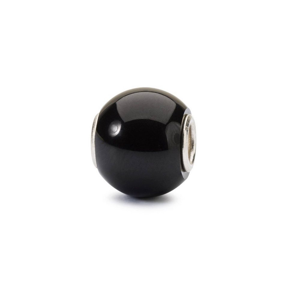 Trollbeads Bead Runder Schwarzer Onyx, TSTBE-00024 von Trollbeads