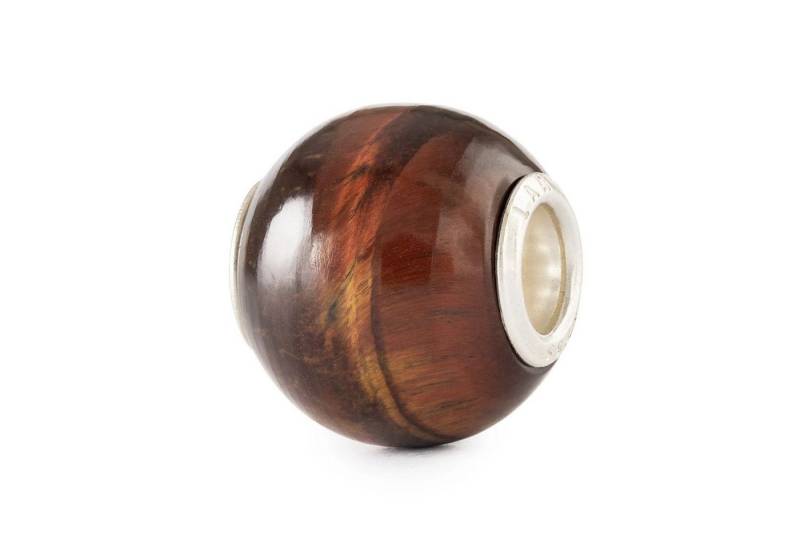 Trollbeads Bead Trollbeads Rundes Rotes Tierauge Silber Bead TSTBE-00044 von Trollbeads