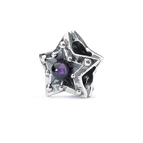 Trollbeads Damen-Bead Stern der Gelassenheit 925 Silber Amethyst lila - TAGBE-00221 von Trollbeads