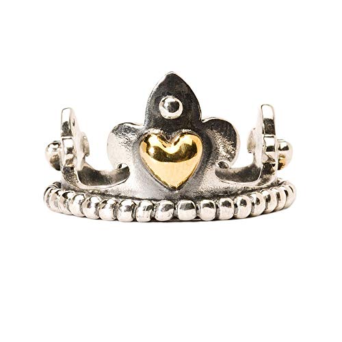 Trollbeads Damen-Ring Crown with Gold 925 Silber Gr. 53 (16.9) - TAGRI-00203 von Trollbeads