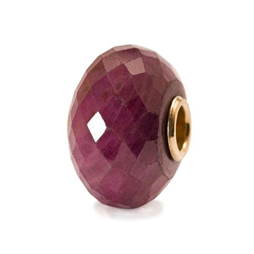 Trollbeads Damen-Bead Ruby 750 Gelbgold - TSTBE-00005 von Trollbeads