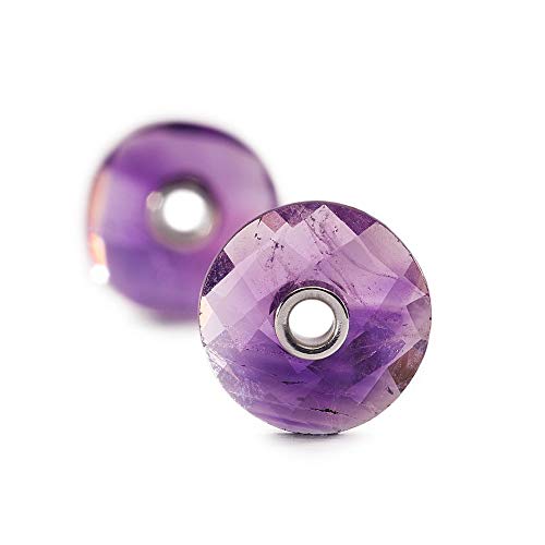 Trollbeads Damen-Ohrhänger Amethyst Glas - 86101 von Trollbeads